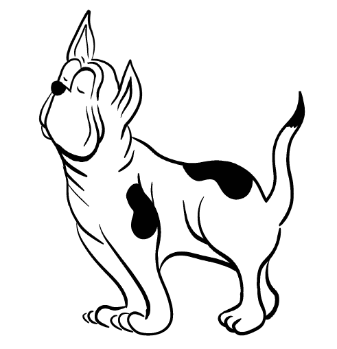 dog illustration